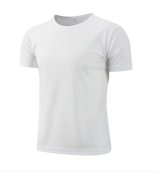 Tricou clasic bumbac - alb
