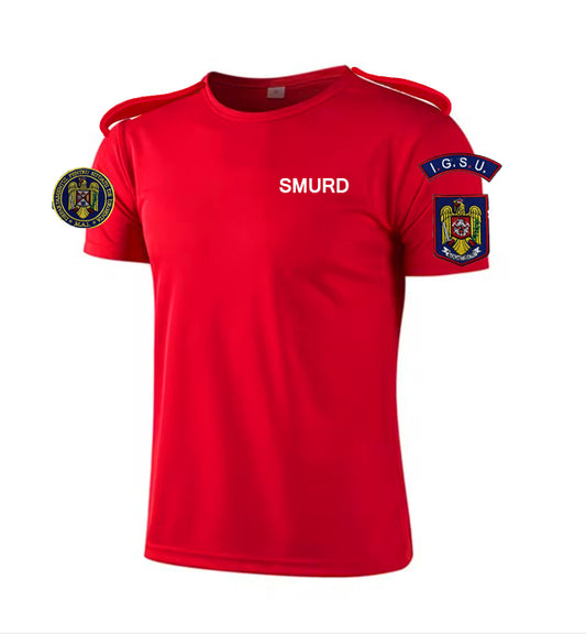 Tricou SMURD cu embleme